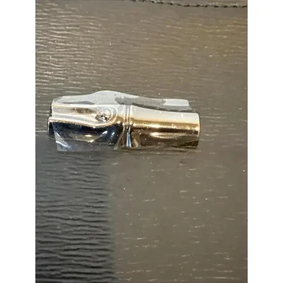 Longchamp Roseau Flat Zippered Wristlet Clutch — Black/Brown Leather — NEW! - Picture 3 of 9